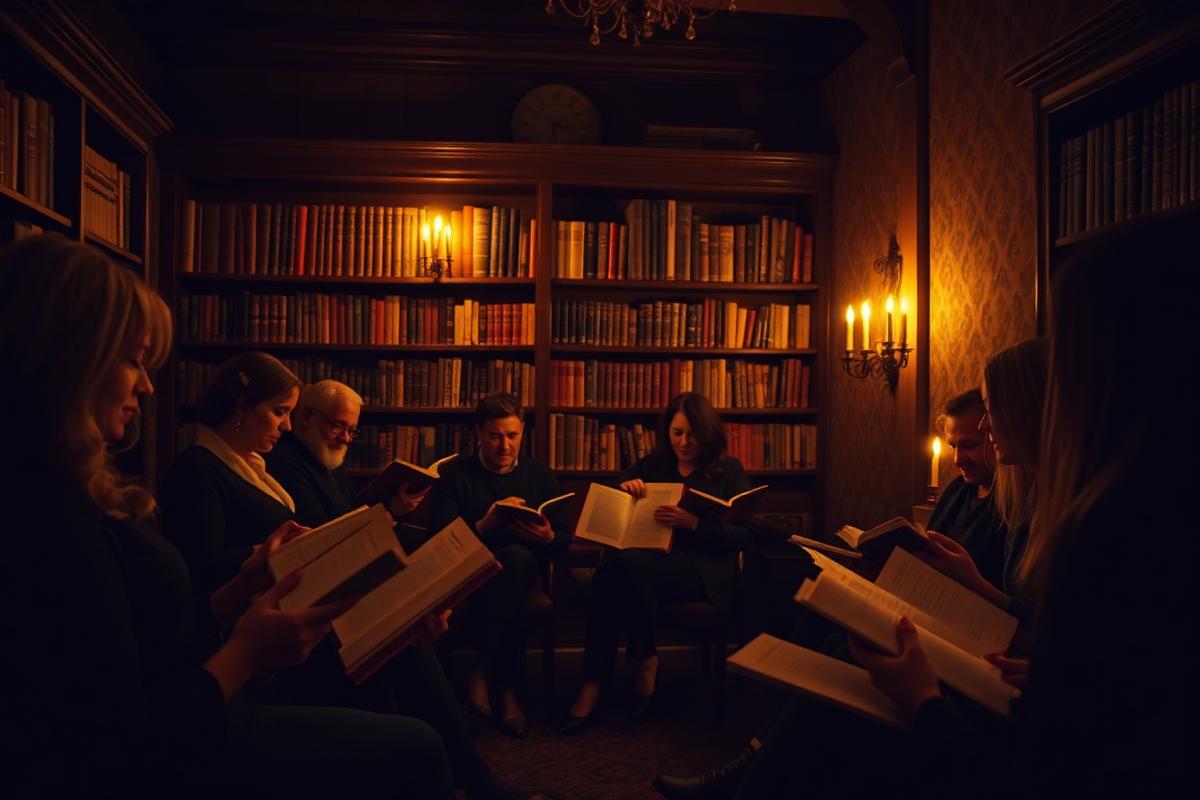 Poetry reading circle