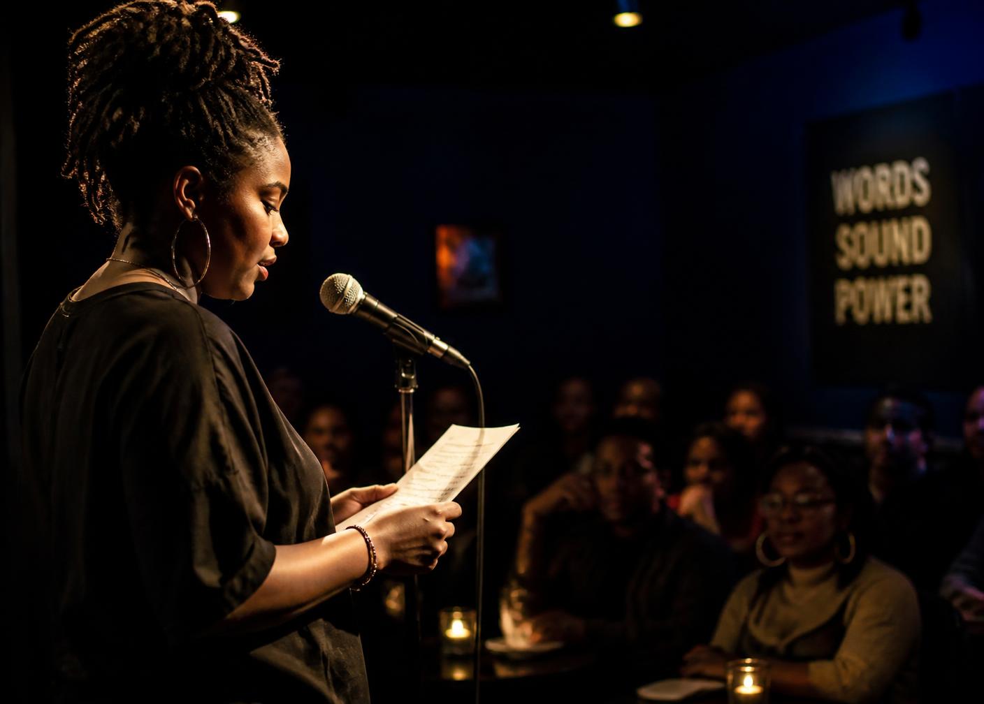 Poetry reading circle